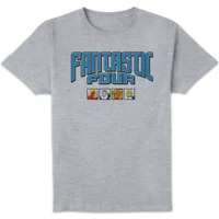 Marvel Fantastic Four Group Squares Unisex T-Shirt - Grey - undefined undefined