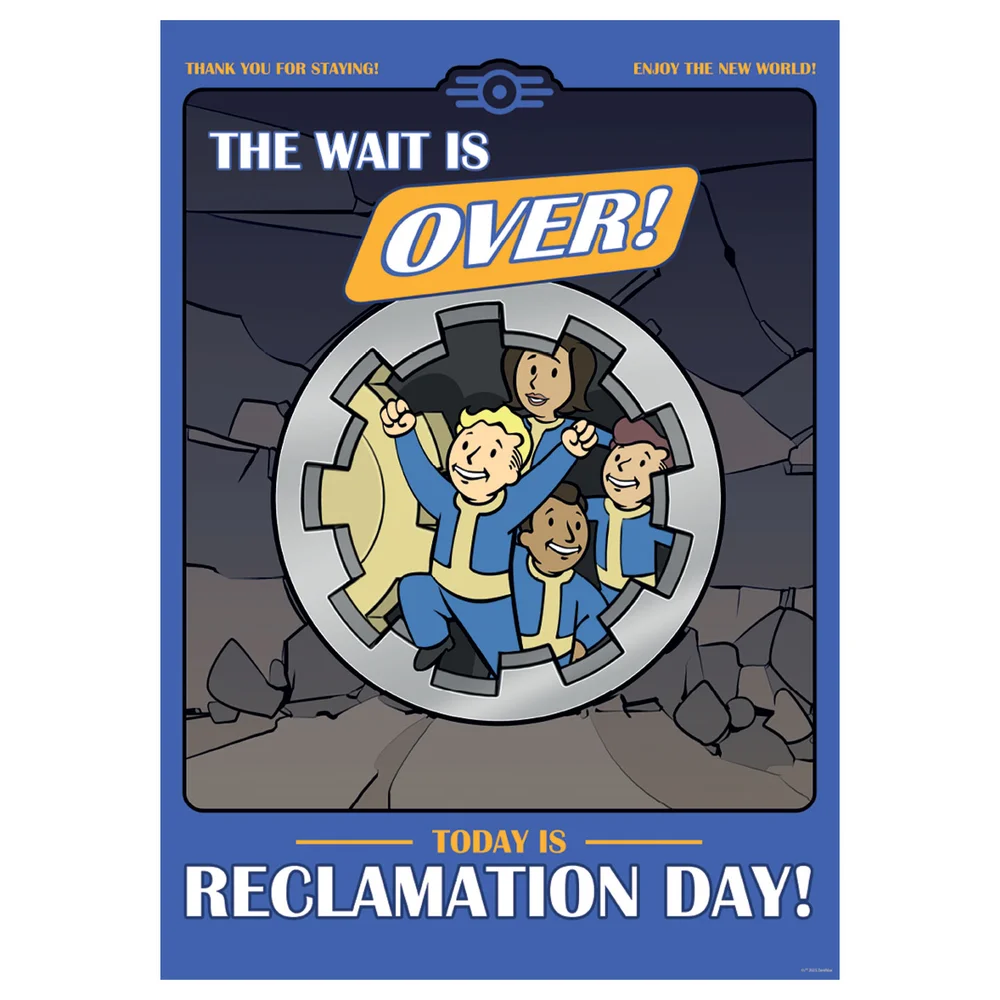 Fallout Reclamation Day A3 Art Print Image 1