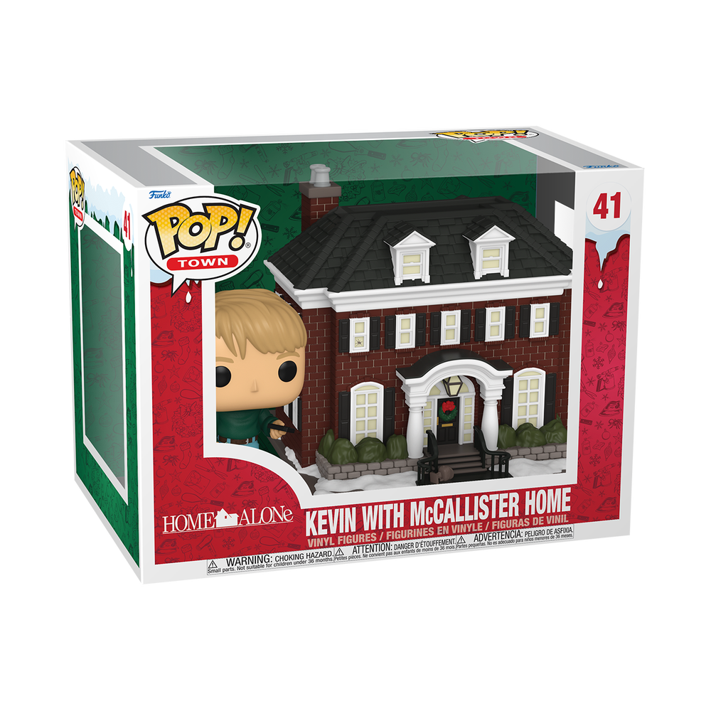 Home Alone Kevin w/ Home Funko Pop Vinyl Town Image 1