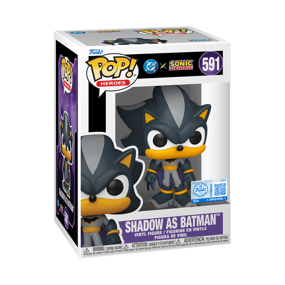 Justice League Sonic - Shadow Batman Funko Pop Vinyl Image 1