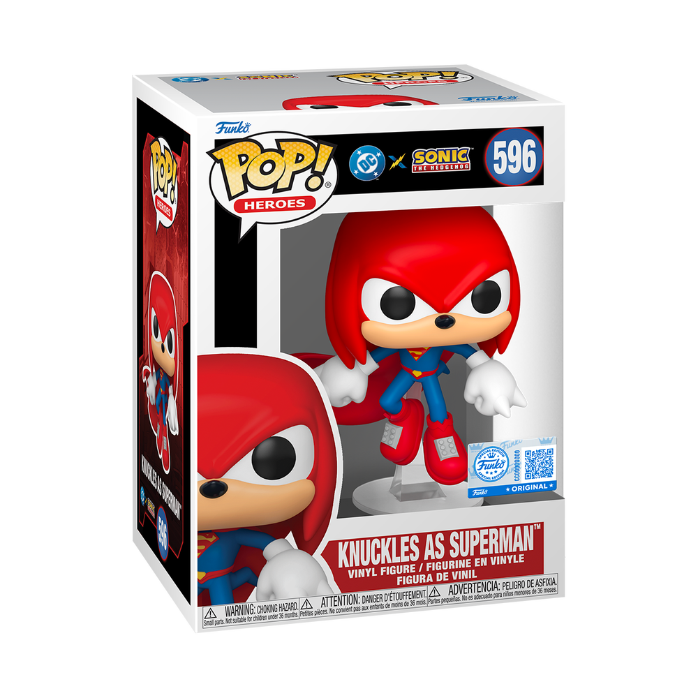 Justice League Sonic - Knuckles Superman Funko Pop Vinyl Image 1