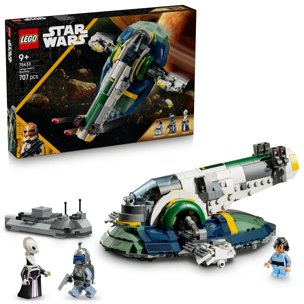 LEGO Star Wars Jango Fett’s Starship Building Toy Set 75433 Image 1