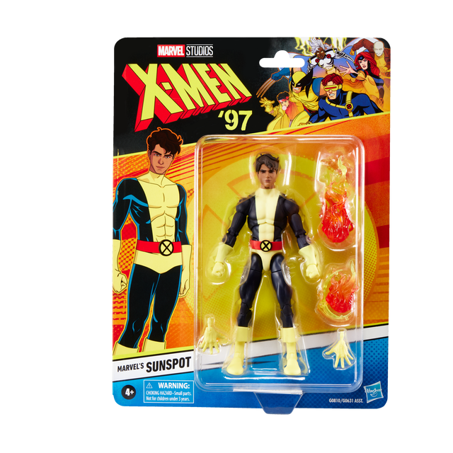 Hasbro Marvel Legends Series Marvel's Sunspot, X-Men '97 Collectible 6-Inch Action Figure Toy