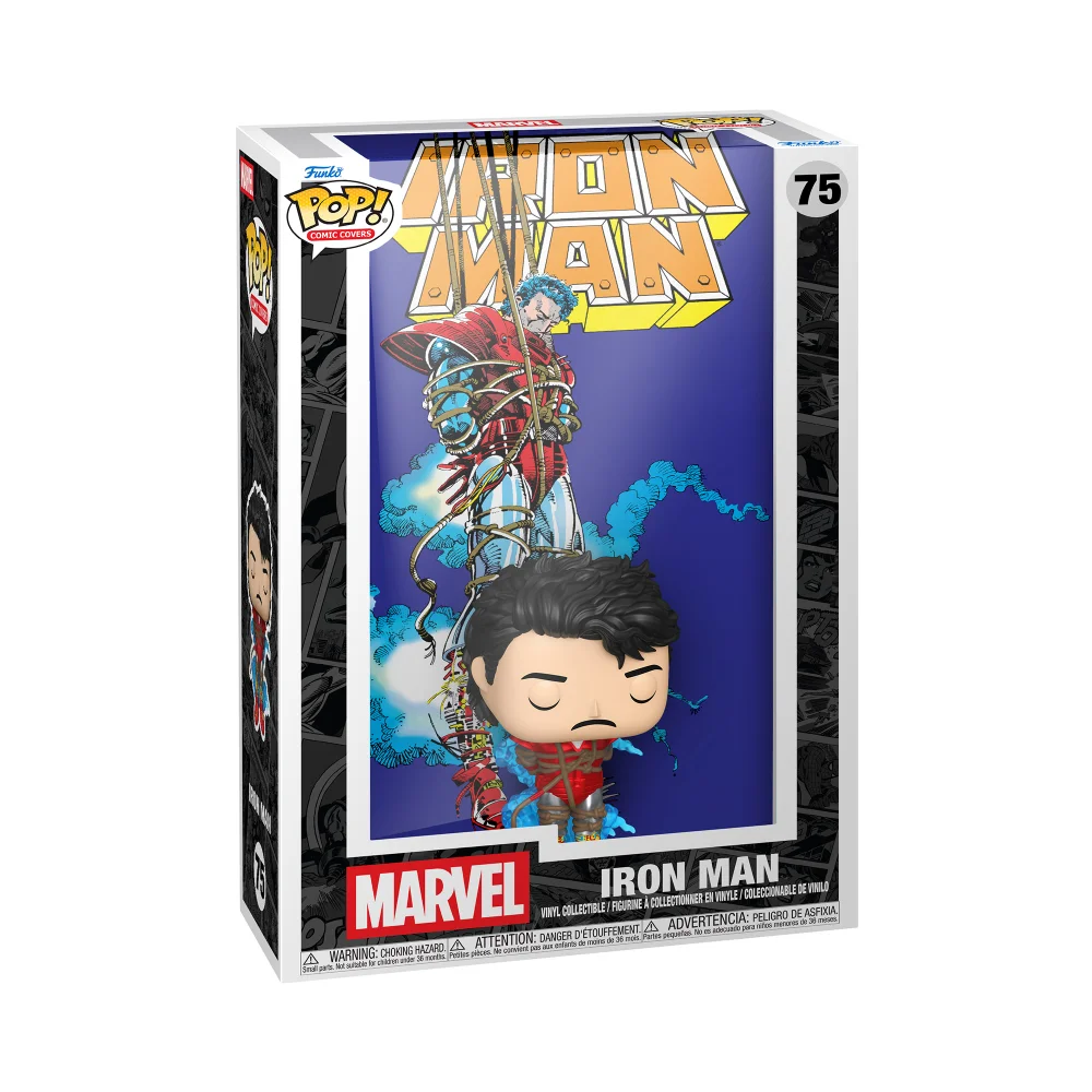 POP Comic Cover Marvel Iron Man 68 Funko Pop Vinyl Image 1