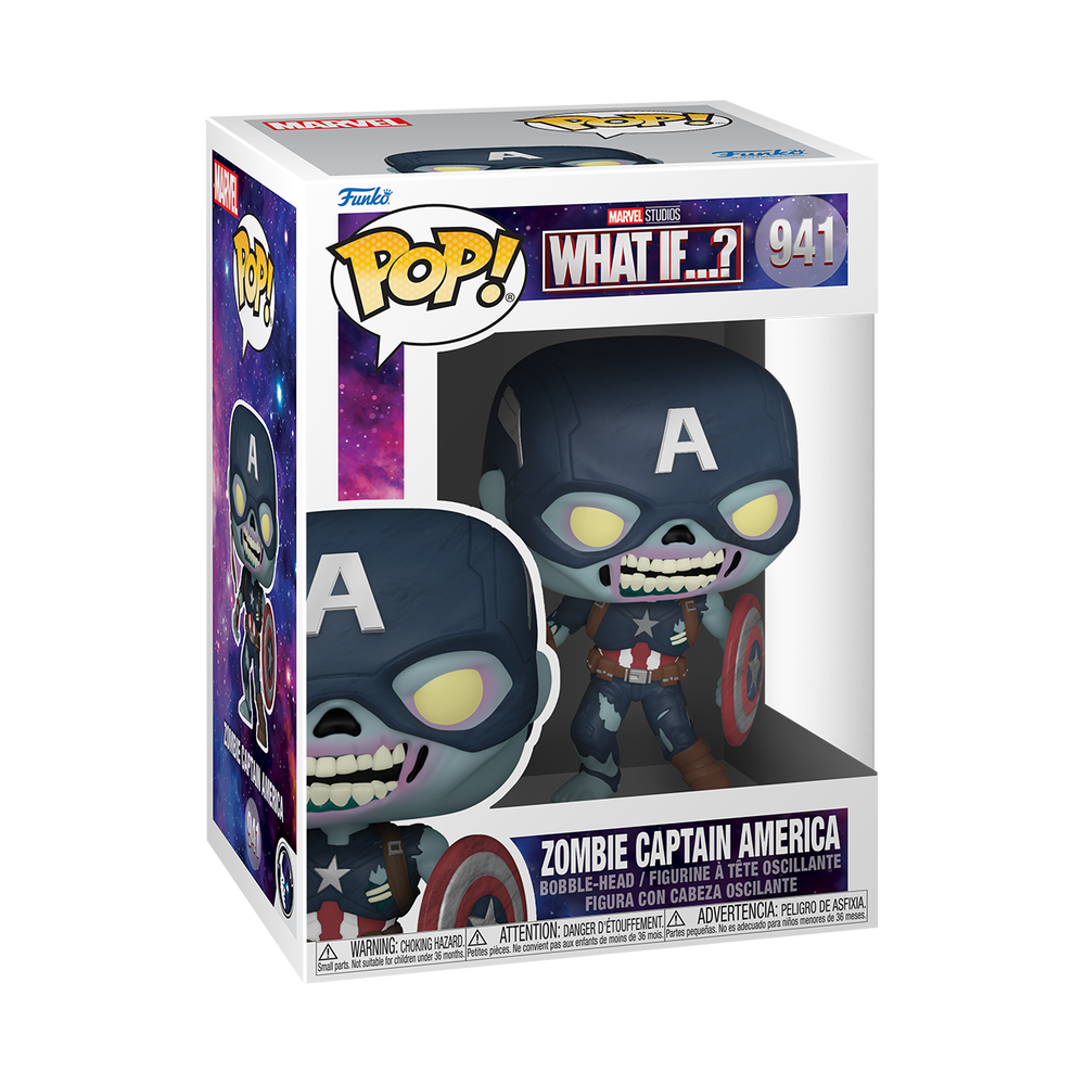 Marvel Zombie Captain America Funko Pop Vinyl Image 1