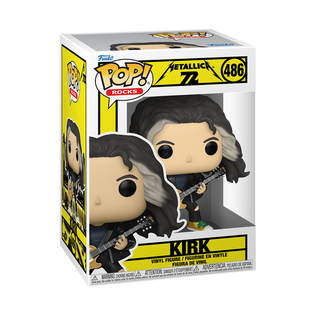 POP Rocks Metallica Kirk Funko POP Vinyl