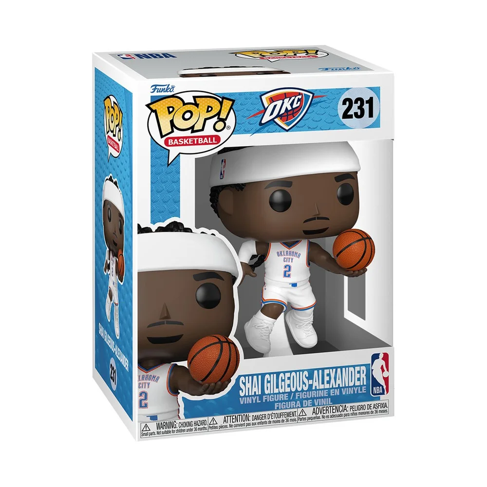 NBA Thunder SG-A (Home) Funko POP Vinyl Image 1