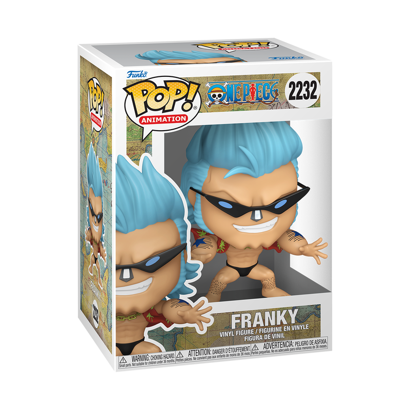 Pop! One Piece Franky with Sunglasses Funko POP Vinyl Image 1