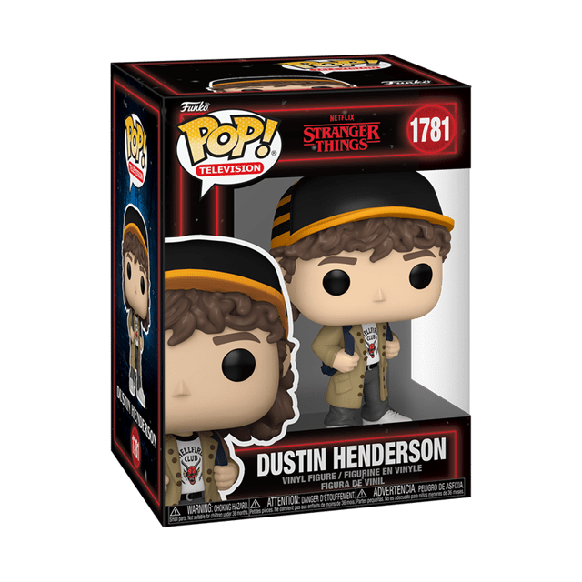 Stranger Things Dustin Henderson Funko POP Vinyl Image 1
