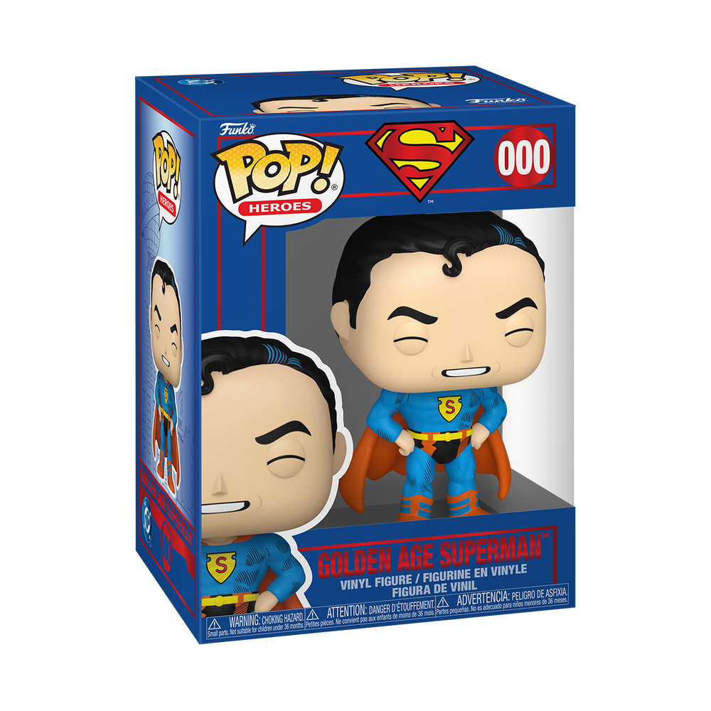 POP Heroes Superman Through the Ages Golden Age Funko POP Vinyl Image 1