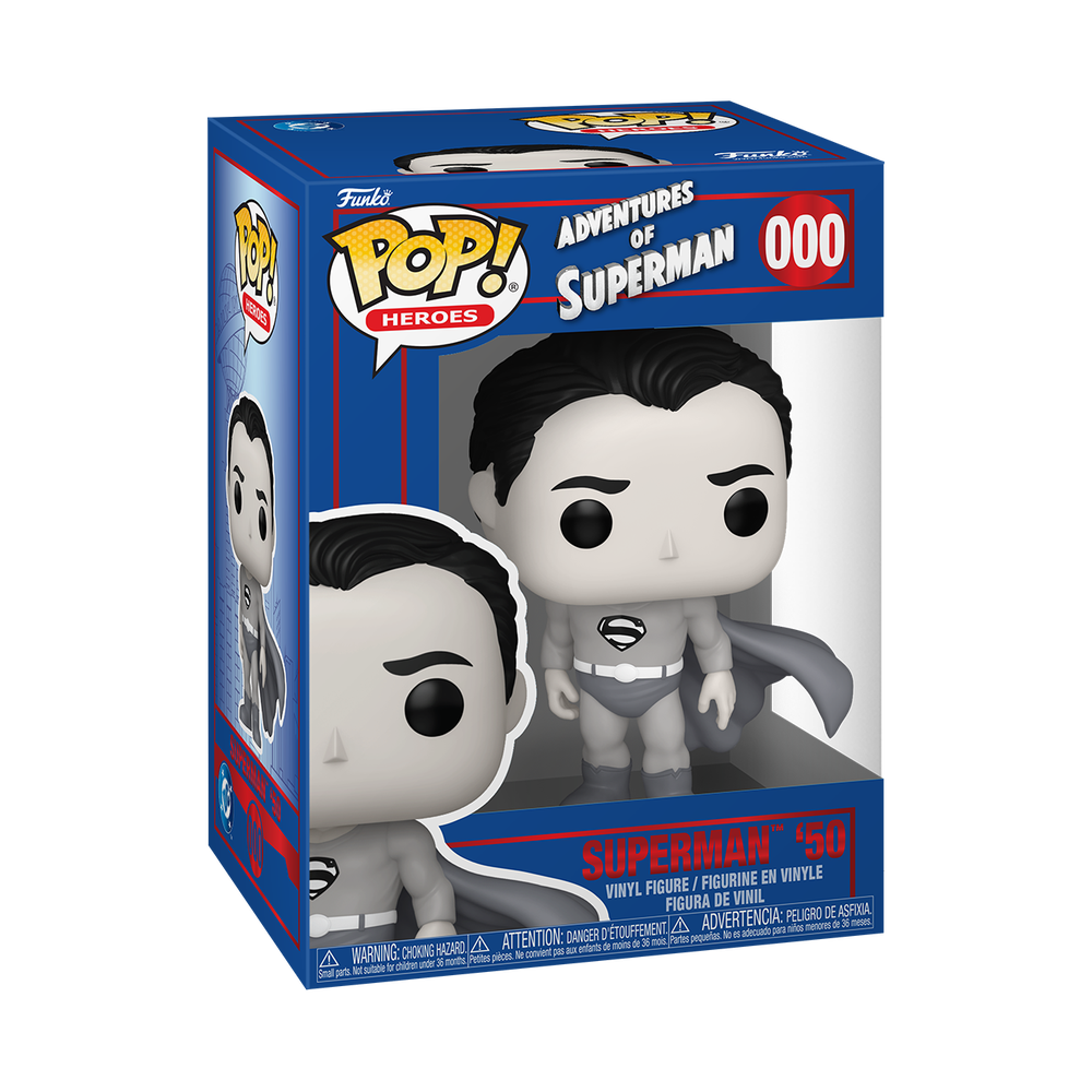 POP Heroes Superman Through the Ages 1950 Funko POP Vinyl Image 1