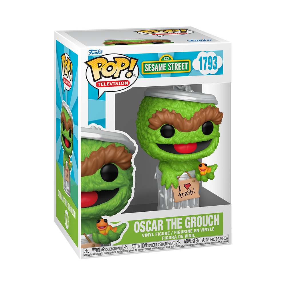 Sesame Street Oscar The Grouch Funko POP Vinyl Image 1