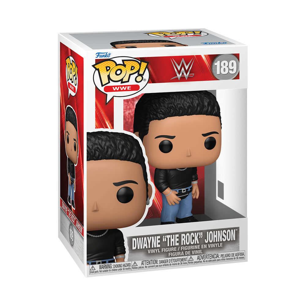 WWE The Rock With Fanny Pack Funko POP Vinyl Image 1