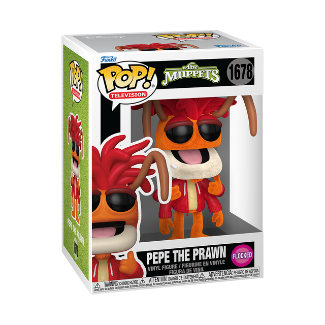 The Muppets Pepe the Prawn (Flocked) Funko POP Vinyl