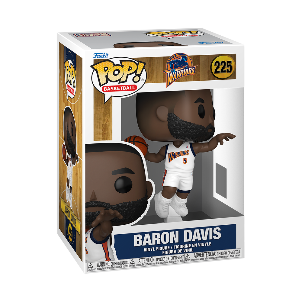 NBA Warriors Baron Davis Funko POP Vinyl Image 1