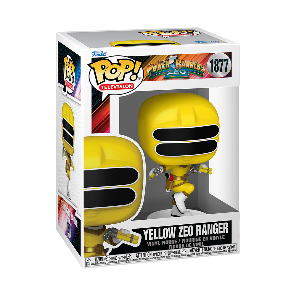 POP! TV: Power Rangers Zeo – Zeo Ranger Yellow Funko POP! Vinyl Image 1