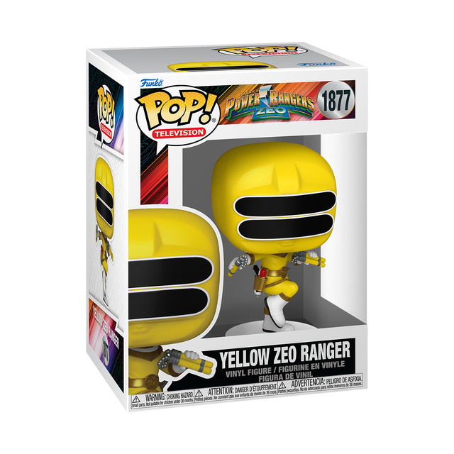 POP! TV: Power Rangers Zeo – Zeo Ranger Yellow Funko POP! Vinyl