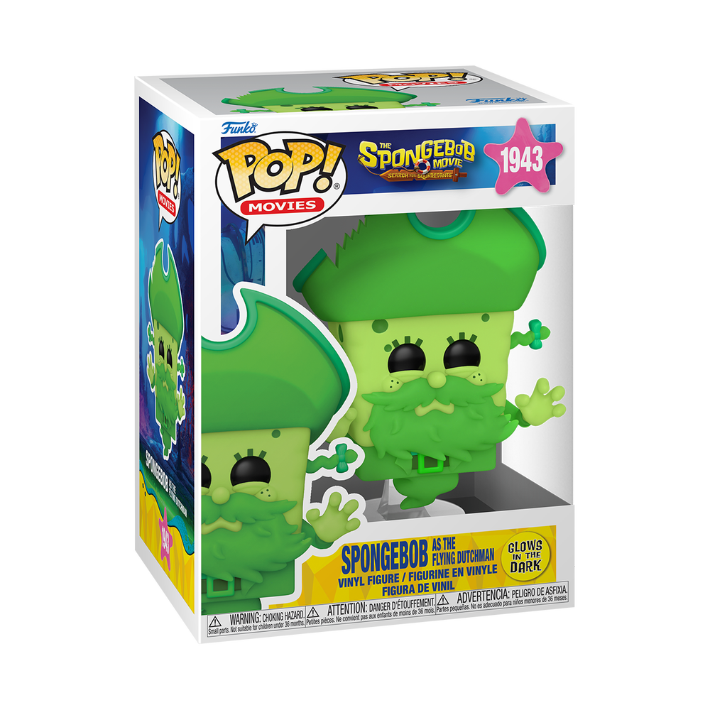 The Spongebob Movie SpongeBob The Flying Dutchman (Glow) Funko POP Vinyl Image 1