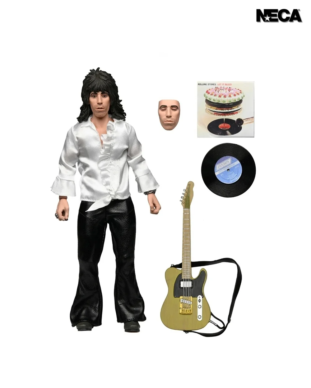 NECA - ROLLING STONES KEITH RICHARDS (1975) 8 INCH CLOTHED ACTION FIGURE Image 1