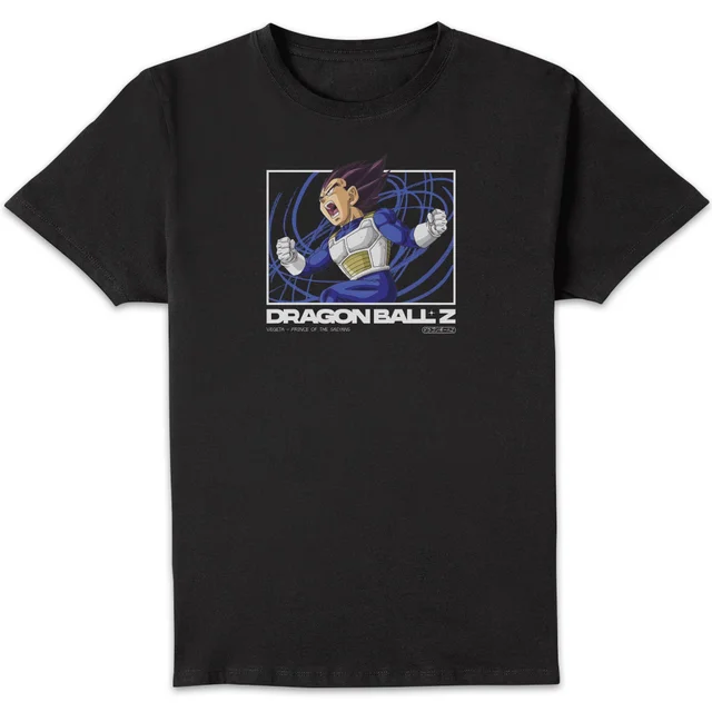 Dragon Ball Z Vegeta Profile Unisex T-Shirt - Black