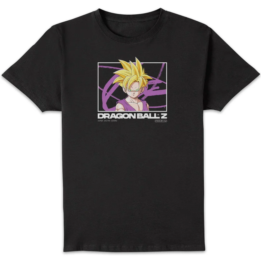 Dragon Ball Z Super Gohan Profile Unisex T-Shirt - Black - S Image 1