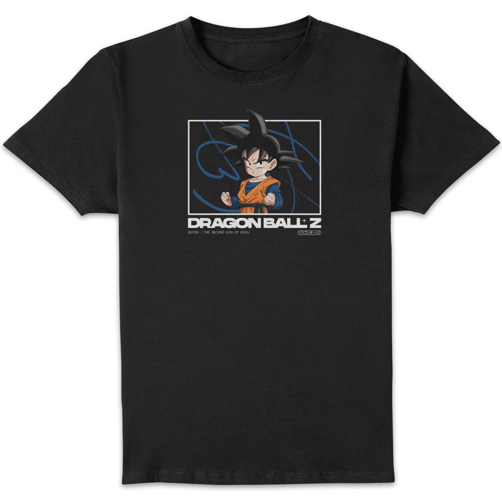 Dragon Ball Z Goten Profile Unisex T-Shirt - Black - S Image 1