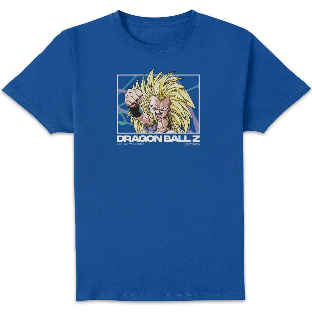 Dragon Ball Z Super Saiyan Gotenks Profile Unisex T-Shirt - Blue - L Image 1