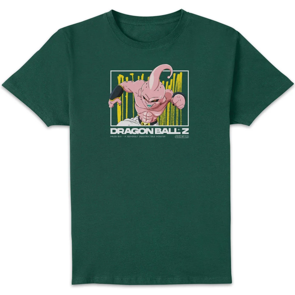 Dragon Ball Z Majin Buu Profile Unisex T-Shirt - Green - S Image 1