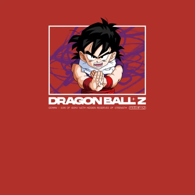 Dragon Ball Z Gohan Profile Unisex T-Shirt - Red