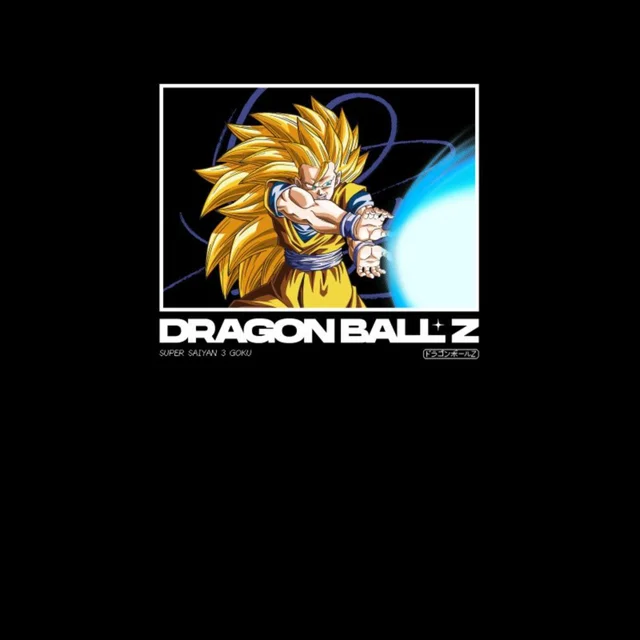Dragon Ball Z Super Saiyan 3 Goku Profile Unisex T-Shirt - Black