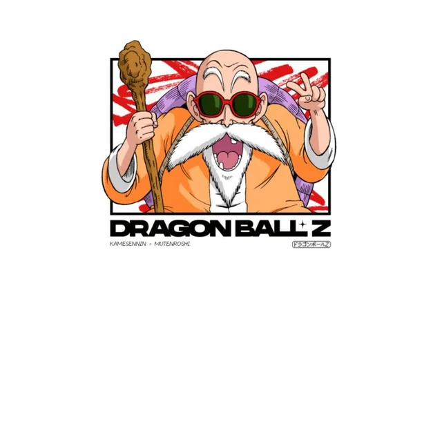 Dragon Ball Z Mutenroshi Profile Unisex T-Shirt - White