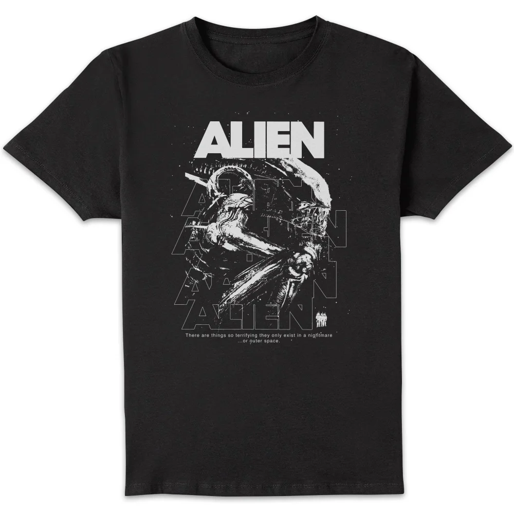 Alien Nightmare Poster Unisex T-Shirt - Black - XXL Image 1
