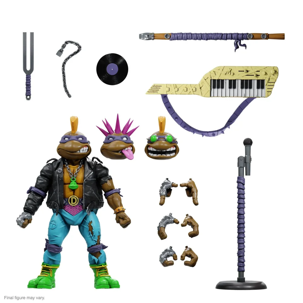 Teenage Mutant Ninja Turtles Ultimates Action Figure Punker Donatello 18 cm Image 1