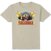 DC Comics Peacemaker Rainbow Unisex T-Shirt - Cream - undefined undefined