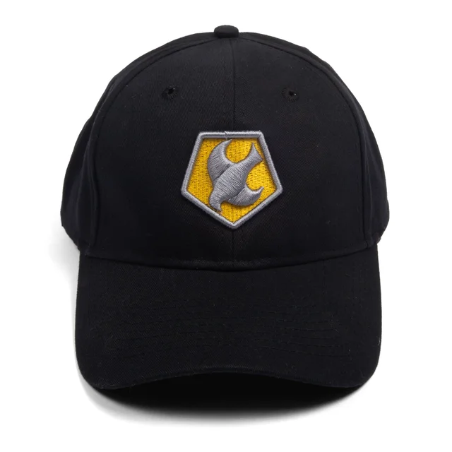 DC Comics Peacemaker Helmet Symbol Embroidered Baseball Cap - Black