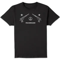 DC Comics Peacemaker Dual Weilding Unisex T-Shirt - Black - undefined undefined