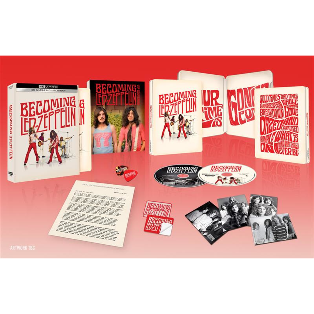Becoming Led Zeppelin 4K Ultra HD & Blu-ray SteelBook ® Image 1
