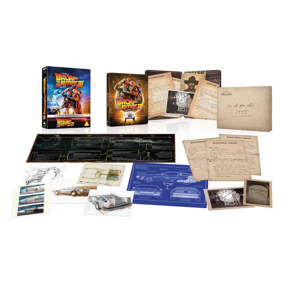 Back to the Future 3 4K Ultra HD & Blu-Ray Steelbook Image 1