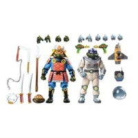 NECA Teenage Mutant Ninja Turtles (Cartoon) Action Figure 2 Pack Space Adventure & Samurai Turtles (18cm)