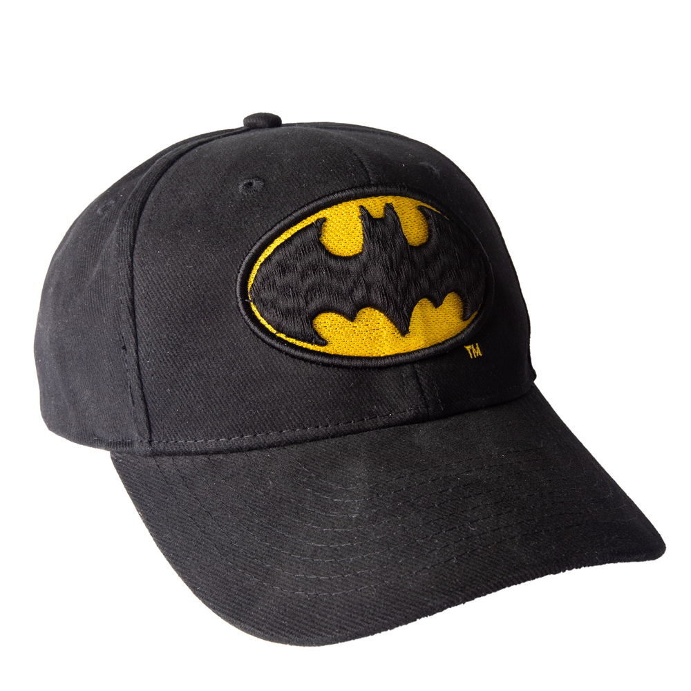 DC Comics Batman Logo Baseball Cap - Black Image 1