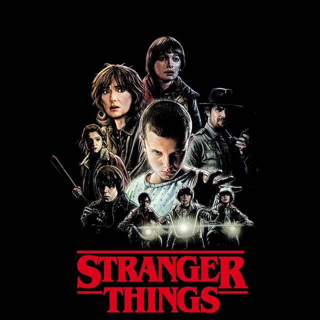 Stranger Things Season One Poster Unisex T-Shirt - Black
