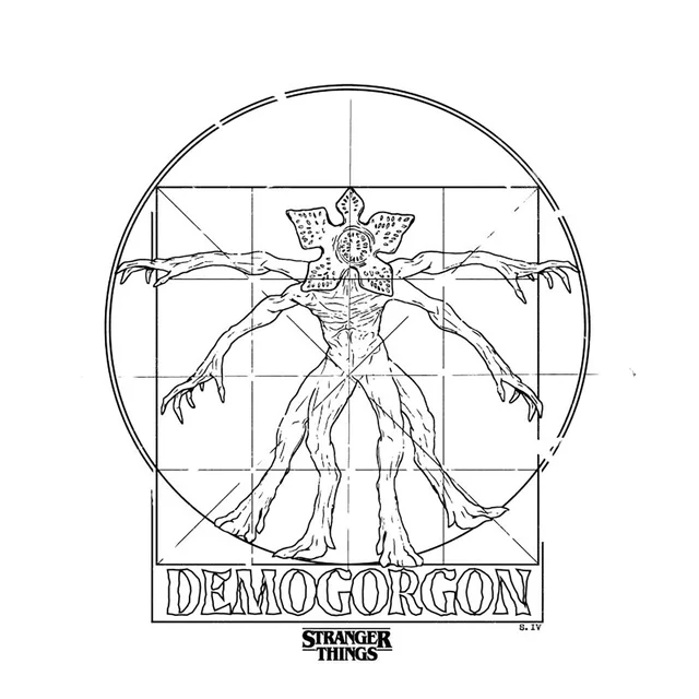 Stranger Things Anatomy Unisex T-Shirt - White