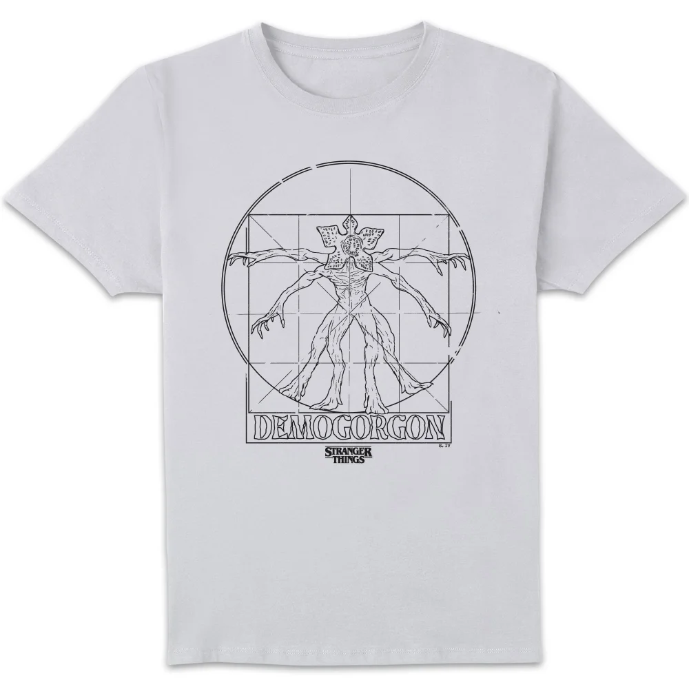 Stranger Things Anatomy Unisex T-Shirt - White - S Image 1