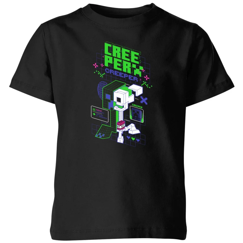 Minecraft X-Ray Kids' T-Shirt - Black - 3-4 ans Image 1