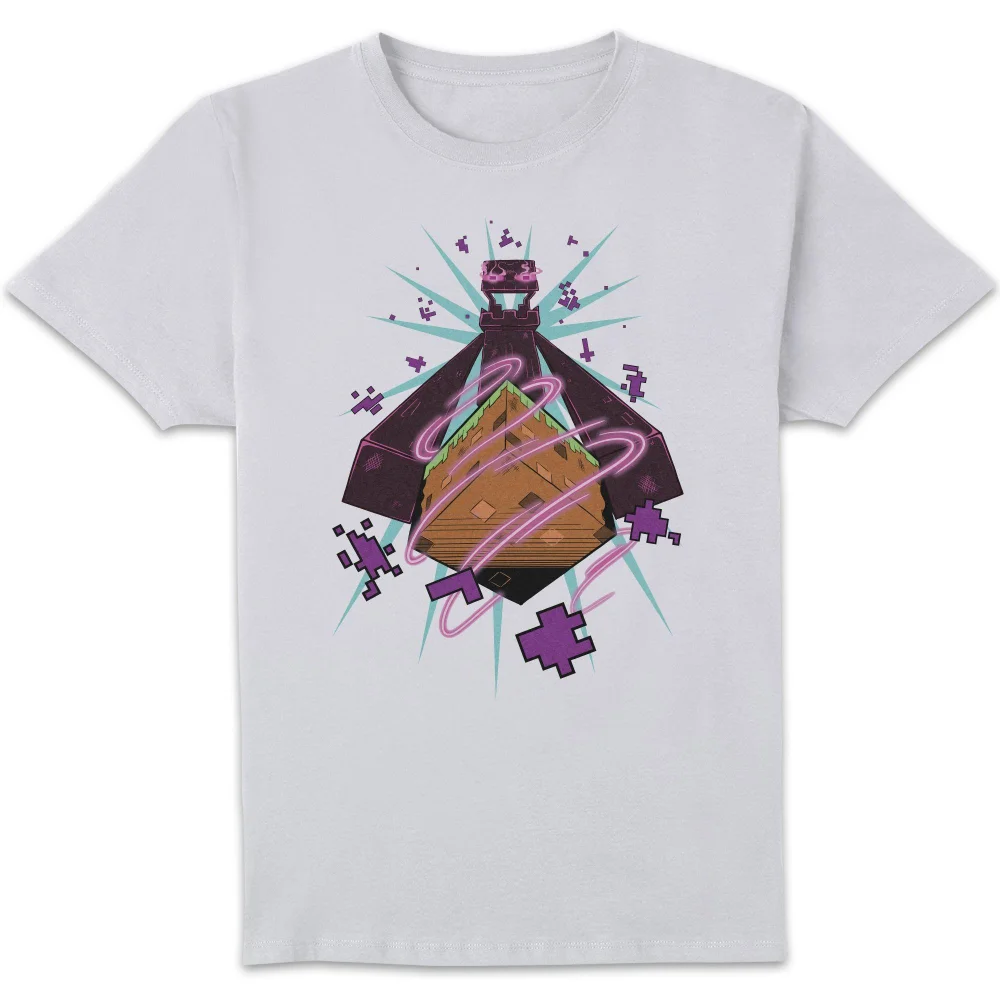 Minecraft Figure Unisex T-Shirt - White - S Image 1
