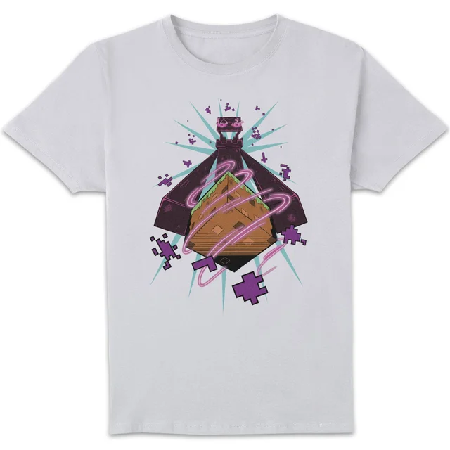 Minecraft Figure Unisex T-Shirt - White