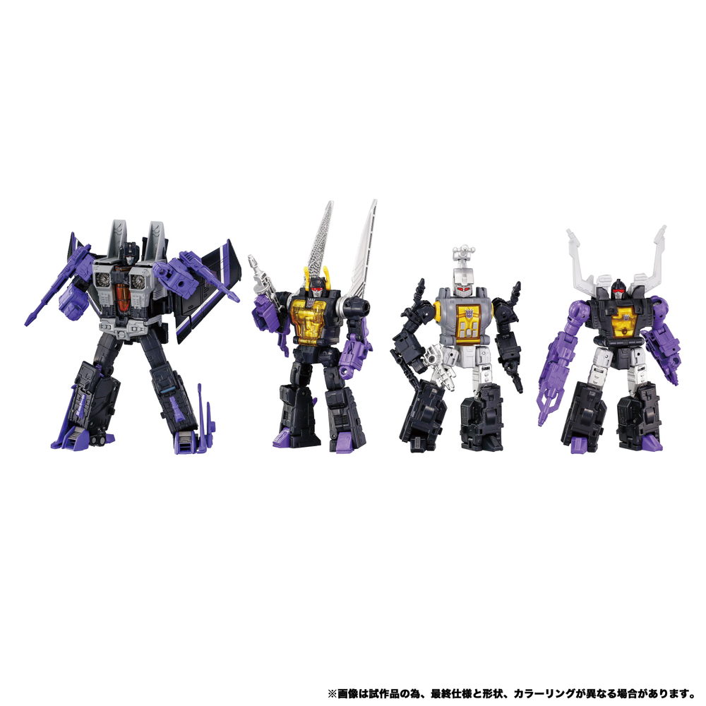 Transformers Takara Tomy Dramatic Capture Series Decepticons Part 2 Action Figure Set, 15+ Image 1
