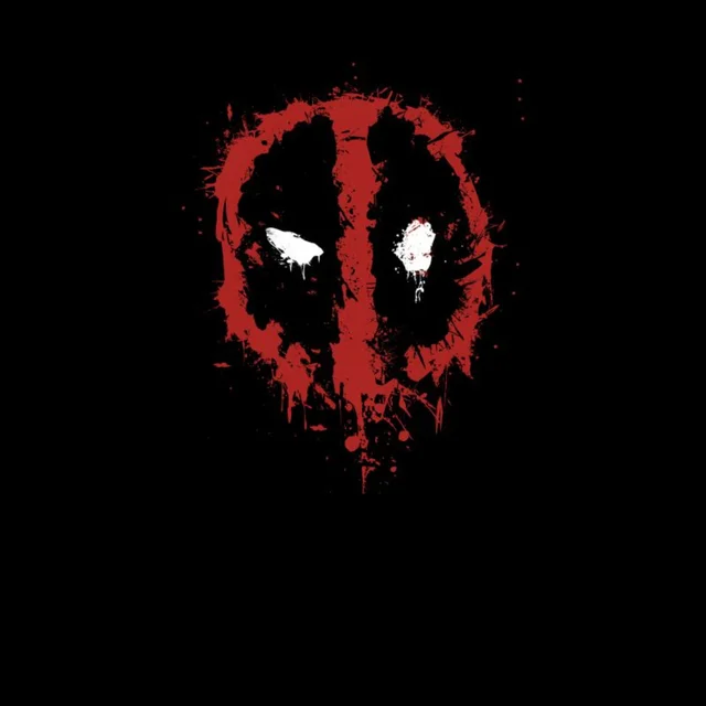 Marvel Deadpool Splat Unisex T-Shirt - Black