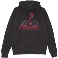 Marvel Deadpool Heart U Hoodie - Black