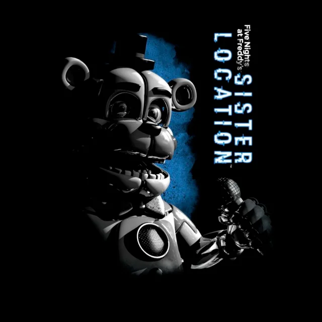 Five Nights at Freddy's Sister Location Funtime Freddy Unisex T-Shirt - Black